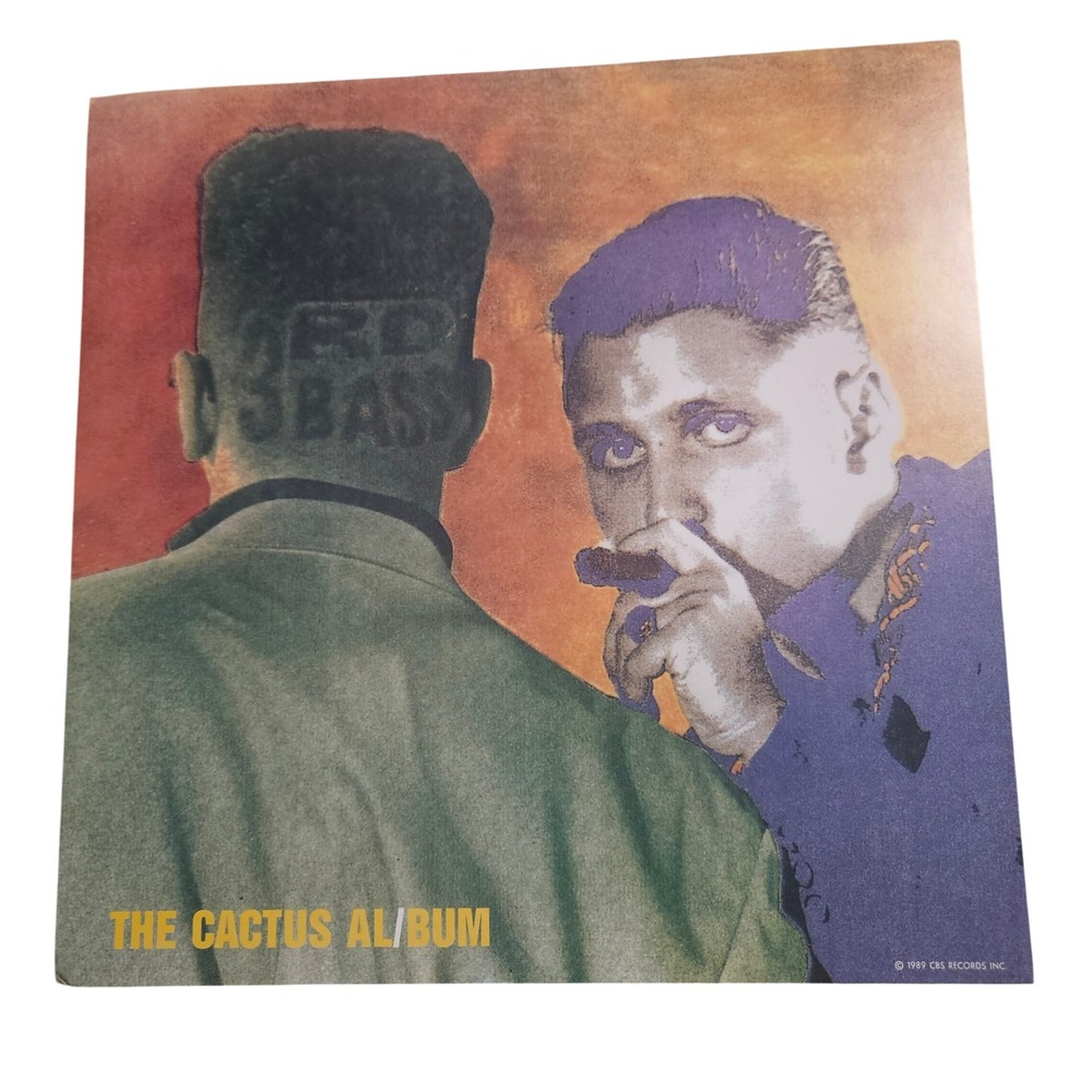3rd Bass The Cactus Album 1989 Promo Poster 12x12 CBS Records Hip-Hop Rare